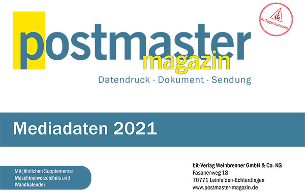 Postmaster-Mediadaten 2021